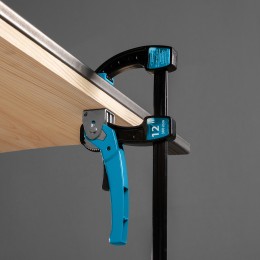 Gross Струбцина реечная быстрозажимная 12, металлический корпус, рычажный храповой механизм, 300 мм 20721