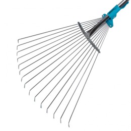 Palisad Грабли веерные стальные, 190 - 600 х 790 - 1620 мм,15 зубьев, раздвижные,стальной черенок, Luxe, 61787