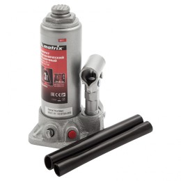 Matrix Домкрат гидравлический бутылочный, 3 т, высота подъема 194-372 мм 50717