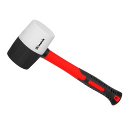 Matrix Киянка резиновая, 450 г, черно-белая резина, фибергласовая рукоятка 11171