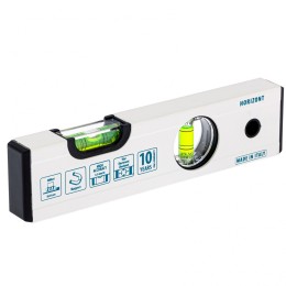 Gross Уровень алюминиевый, 200 мм, фрезерованный, 2 глазка, магнитный// 33669