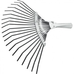 Сибртех Грабли веерные стальные, 385 х 1450 мм, 20 плоских зубьев, деревянный черенок, Россия, 61779