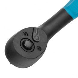 Gross Ключ-трещотка 3/8, 72 зуба, Comfort, с быстрым сбросом, CrV, двухкомпонентная рукоятка 14084