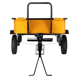 Denzel Прицеп для мотоблока TT-500, оцинк., груз. 500 кг, рег. сцепка, колеса 4.00-10, в упаковке 59950