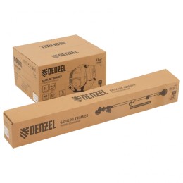 Denzel Триммер бензиновый DT 33S, 33 см3, 1.8 л. с, разъемная штанга, состоит из 2 частей 96223