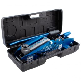 Stels Домкрат гидравлический подкатной с фиксатором 2.5 т в кейсе 51132