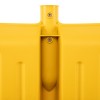 Лопата для уборки снега пластиковая, желтая, 420 х 425 мм, без черенка, Россия, Сибртех 61616