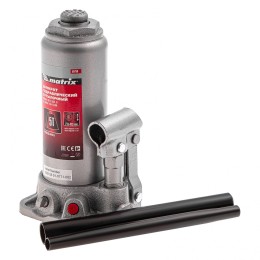 Matrix Домкрат гидравлический бутылочный, 5 т, высота подъема 216-413 мм, в пластиковый кейсе 50756