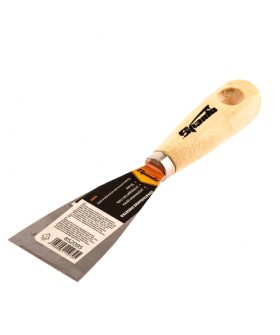 Sparta Шпательная лопатка из углеродистой стали, 50 мм, деревянная ручка 852095