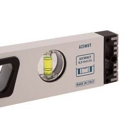 Gross Уровень алюминиевый, 600 мм, усиленный, рукоятки, фрезерованный, 3 глазка, магнитный 34370