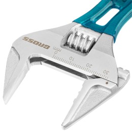 Gross Ключ разводной, 140 мм, CrV, укороченная ручка 15565