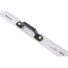 Matrix Линейка-уровень, 600 мм, металлическая, пластмассовая ручка 2 глазка 30573