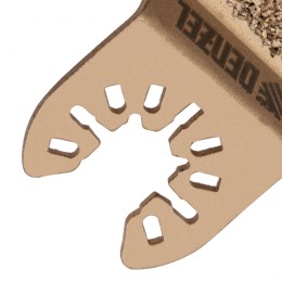 Denzel Насадка для МФИ шлифовальная двусторонняя дельта, узкая, HM, по плитке и дереву, 35 мм 782321