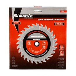 Matrix Пильный диск по дереву, 200 х 32 мм, 36 зубьев, кольцо 30/32 Professional73262