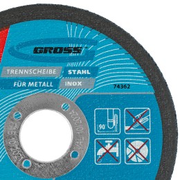 Gross Круг отрезной по металлу, 115 х 1.2 х 22 мм 74362