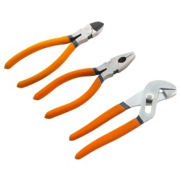 Sparta Набор губцевого инструмента №2, 3 предмета: плоскогубцы, бокорезы, клещи переставные 13545