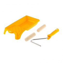 Сибртех Малярный набор для работ с лаками: кювета 150 мм х 290 мм и мини-валик 110 мм 80458