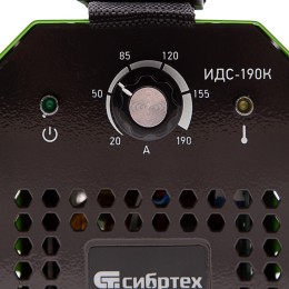 Сибртех Инверторный аппарат дуговой сварки ИДС-190K, 190 А, ПВ 80%, диаметр электрода 1,6-4 мм 94394