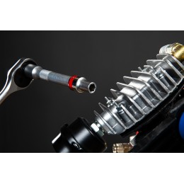 Matrix Головка торцевая, 15 мм, шестигранная, CrV, под квадрат 1/2, хромированная 13115