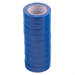 Matrix Набор изолент ПВХ 15 мм х 10 м, синяя, в упаковке 10 шт, 150 мкм 88784
