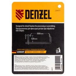 Denzel Струбцина F-образная, 120x300мм, кованая 20477