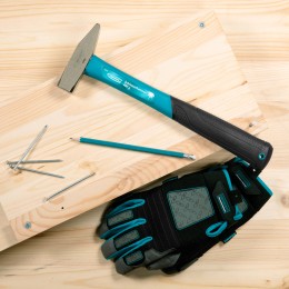 Gross Молоток слесарный, 400 г, квадратный боек, фибергласовая обрезиненная рукоятка 10274