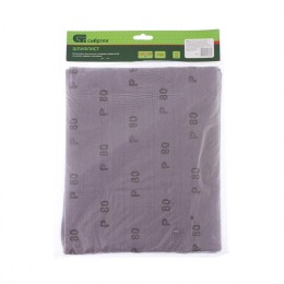 Сибртех Шлифлист на тканевой основе, P 80, 230 х 280 мм, 10 шт, влагостойкий 756417