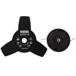 Denzel Триммер бензиновый DR-52S, 52 см3, разъемная штанга, состоит из 2 частей 96276