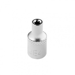 Stels Головка торцевая 1/4, Е4, CrV 13863