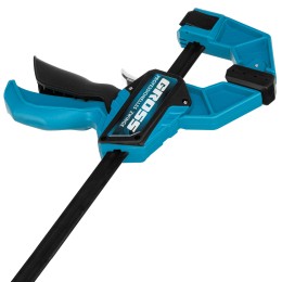 Gross Струбцина реечная, быстрозажимная, пистолетного типа, пошаговый механизм, пластиковый корпус, 900 мм 20708