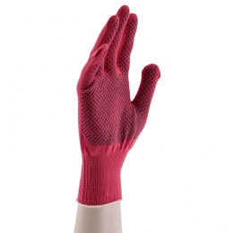 Palisad Перчатки в наборе, цвета: зеленый, розовая фуксия, желтый, синий, оранжевый, ПВХ точка, L, Россия 67854