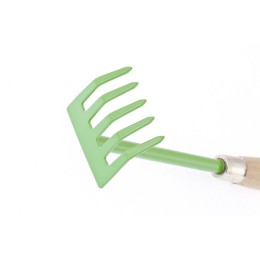 Palisad Грабли 5 - зубые, 90 х 330 мм, стальные, деревянная рукоятка, Classic, 61755