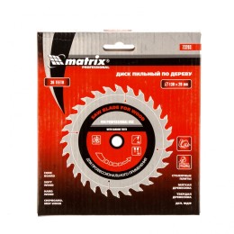 Matrix Пильный диск по дереву, 130 х 20 мм, 36 зубьев, кольцо 16/20 Professional73203