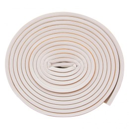 Сибртех Уплотнитель резиновый, 24 м, профиль "P", белый 88901