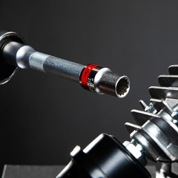 Matrix Головка торцевая, 8 мм, двенадцатигранная, CrV, под квадрат 1/2, хромированная 13676