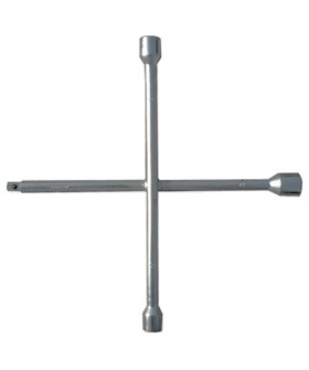 Сибртех Ключ-крест баллонный, 17 х 19 х 21 мм, под квадрат 1/2, толщина 14 мм 14258