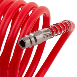 Matrix Шланг спиральный воздушный, 10 м, с быстросъемными соединениями 57004