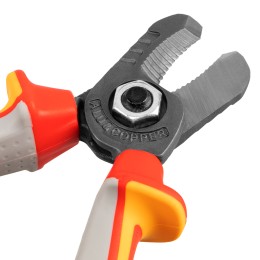 Gross Кабелерез, диэлектрические рукоятки до 1000 В, трехкомпонентные рукоятки, 160 мм 17725