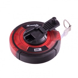 Matrix Рулетка геодезическая 20 м х 12,5 мм, закрытый корпус, стальная лента, односторонняя шкала, Pro 31280