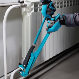 Gross Ключ трубный рычажный 3, №4, цельнокованый, CrV, тип "L" 15606