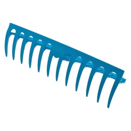 Palisad Грабли пластиковые, 400 мм, 12 прямых зубьев, усиленные, Luxe, 61732