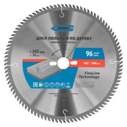 Gross Пильный диск по дереву 305 x 30 x 96 Т 73346