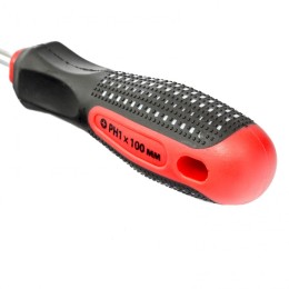 Matrix Отвертка Fusion, PH1 х 100 мм, CrV, трехкомпонентная рукоятка "Anti slip" 11438