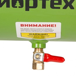Сибртех Компрессор воздушный КК-1500/24, 1.5 кВт, 198 л/мин, 24 л, прямой привод, масляный 58037