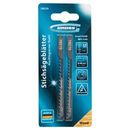 Gross Полотна для электролобзика по дереву, 2 шт, ( 3105-T244D ) 78270