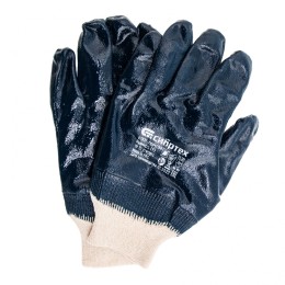 Сибртех Перчатки трикотажные с обливом из бутадиен-нитрильного каучука, манжет, L 67831