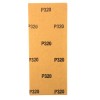 Шлифлист на бумажной основе, P 320, 115 х 280 мм, 5 шт, водостойкий Matrix 756823