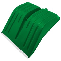 Сибртех Лопата для уборки снега пластиковая, зеленая, 420 х 425 мм, без черенка, Россия, 61619