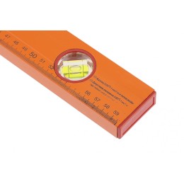 Sparta Уровень алюминиевый, 600 мм, 3 глазка, желтый, линейка 330235