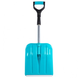 Palisad Лопата для уборки снега пластиковая Luxe, 270 х 310 х 760 - 960 мм, телескопический черенок, 615005